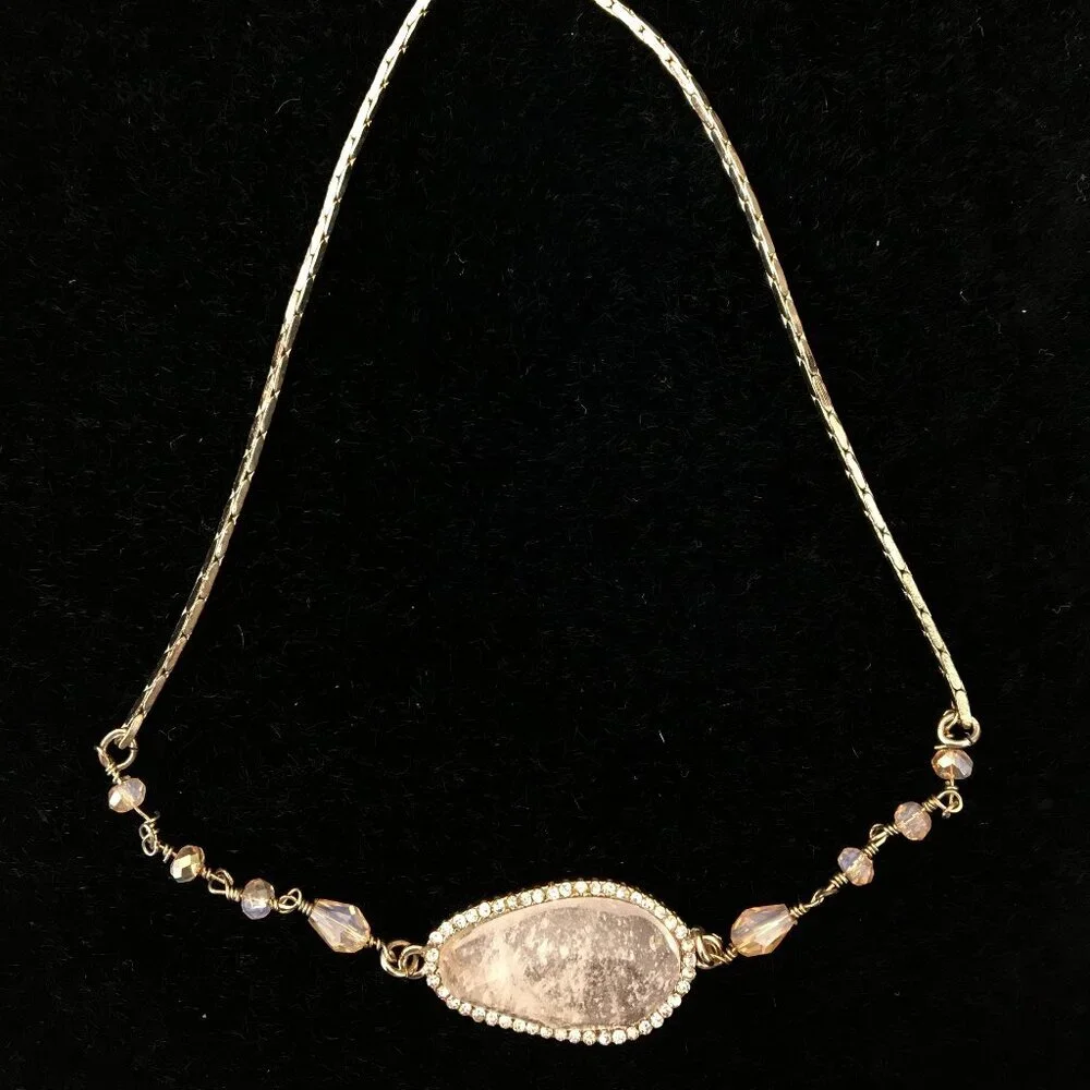 Kendra Scott Adjustable Bracelet With Smoky Chrystal Center Accent Stones - Picture 2 of 5